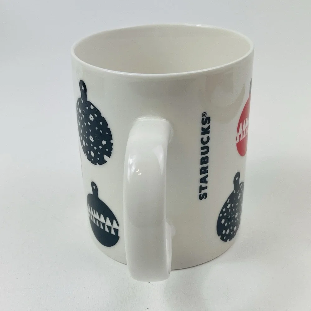 Starbucks Holiday Mug 2016 Christmas 12 oz Coffee‎ Cup Collectible Ornaments Tea